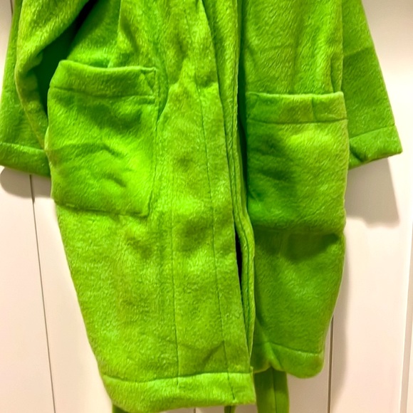 Brand New Mirko Bright Green Fleece Children’s Robe - Picture 5 of 8